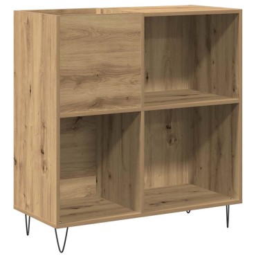 vidaXL Ντουλάπι δίσκων βινυλίου artisan δρυς 85x38x89cm 1 τεμ.