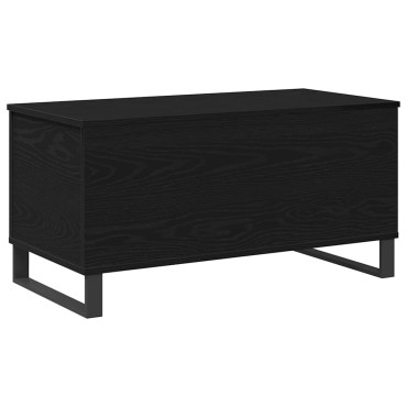 vidaXL Τραπεζάκι σαλονιού Μαύρη Οξυά 90x44,5x45cm 1 τεμ.