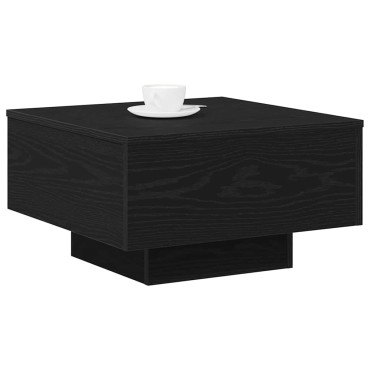 vidaXL Τραπεζάκι σαλονιού Μαύρη Οξυά 55x55x31cm 1 τεμ.