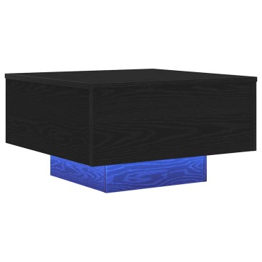 vidaXL Μαύρη Δρυς 55x55x31cm Επεξεργασμένο Ξύλο