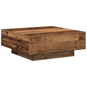 vidaXL Τραπεζάκι σαλονιού Παλιό Ξύλο 80x80x31cm 1 τεμ.