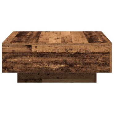 vidaXL Τραπεζάκι σαλονιού Παλιό Ξύλο 80x80x31cm 1 τεμ.
