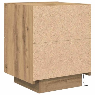 vidaXL Κομοδίνο Artisan Oak 45x40x55cm Επεξεργασμένο Ξύλο 1 τεμ.
