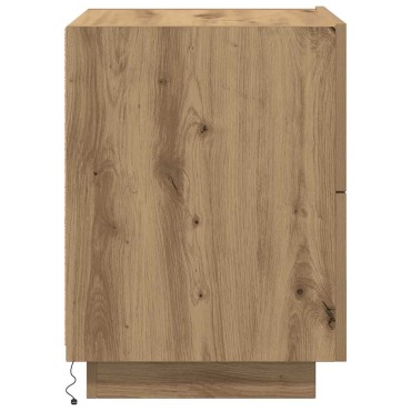 vidaXL Κομοδίνο 2 τεμ. Artisan Oak 45x40x55cm Επεξεργασμένο Ξύλο