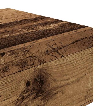 vidaXL Κομοδίνο Παλιό ξύλο 70x36x40,5cm Επεξεργασμένο Ξύλο 1 τεμ.