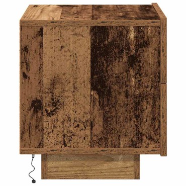 vidaXL Κομοδίνο Παλιό ξύλο 70x36x40,5cm Επεξεργασμένο Ξύλο 1 τεμ.