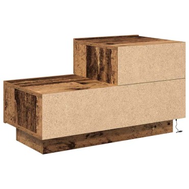 vidaXL Κομοδίνο Παλιό ξύλο 70x36x40,5cm Επεξεργασμένο Ξύλο 1 τεμ.