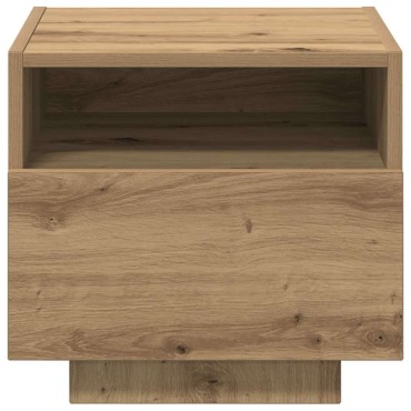 vidaXL Κομοδίνο Artisan Oak 40x39x37cm Επεξεργασμένο Ξύλο 1 τεμ.