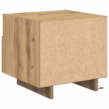 vidaXL Κομοδίνο Artisan Oak 40x39x37cm Επεξεργασμένο Ξύλο 1 τεμ.
