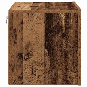 vidaXL Κομοδίνο Παλιό ξύλο 50x39x41cm Επεξεργασμένο Ξύλο 1 τεμ.