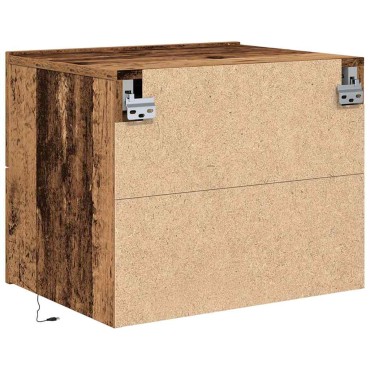 vidaXL Κομοδίνο Παλιό ξύλο 50x39x41cm Επεξεργασμένο Ξύλο 1 τεμ.