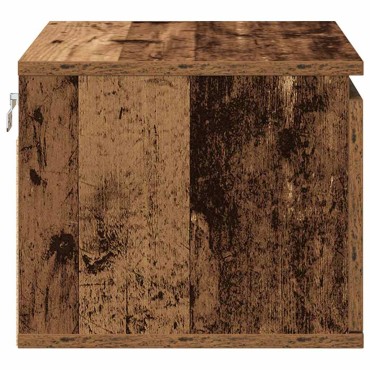 vidaXL Τοίχου κομοδίνο Παλιό ξύλο 50x36x30cm Επεξεργασμένο Ξύλο 1 τεμ.