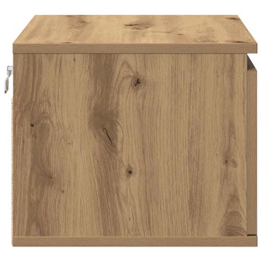 vidaXL Τοίχου κομοδίνο Artisan Oak 50x36x30cm Επεξεργασμένο Ξύλο 1 τεμ.