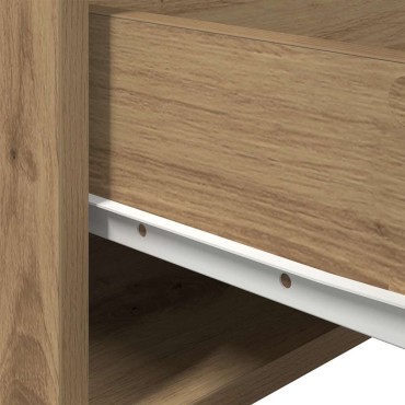 vidaXL Τοίχου κομοδίνο 2 τεμ. Artisan Oak 50x36x30 εκ
