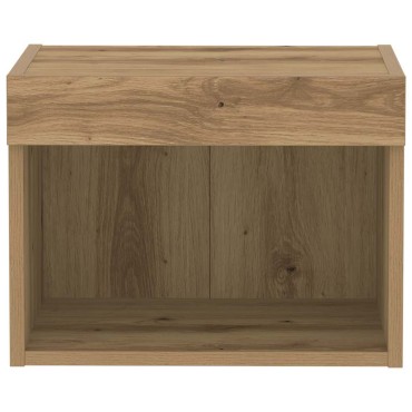 vidaXL Σετ επίπλου τηλεόρασης 2 τμχ. Artisan Oak Επεξεργασμένο Ξύλο