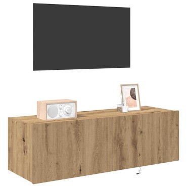 vidaXL Ντουλάπι Τηλεόρασης Τοίχου 100x35x31cm Artisan Oak