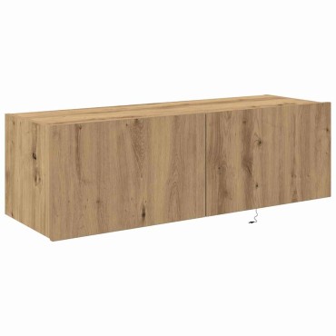 vidaXL Ντουλάπι Τηλεόρασης Τοίχου 100x35x31cm Artisan Oak