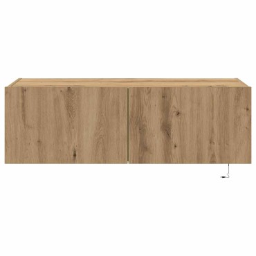 vidaXL Ντουλάπι Τηλεόρασης Τοίχου 100x35x31cm Artisan Oak
