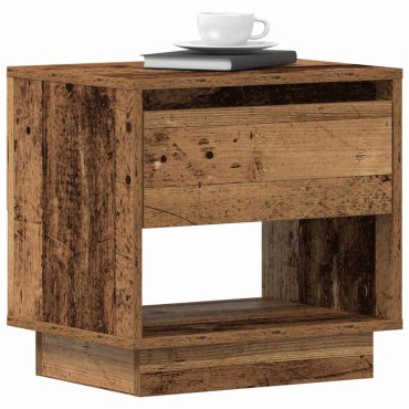 vidaXL Κομοδίνο Παλιό ξύλο 45x34x44cm Επεξεργασμένο Ξύλο 1 τεμ.