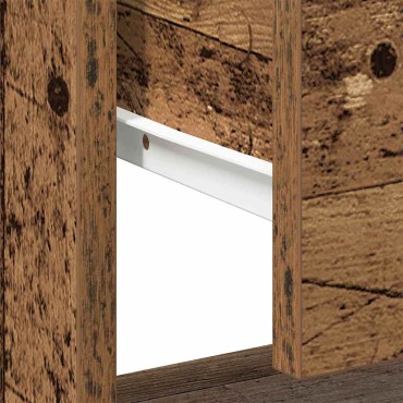 vidaXL Κομοδίνο 2 τεμ. Παλιό ξύλο 45x34x44cm Επεξεργασμένο Ξύλο