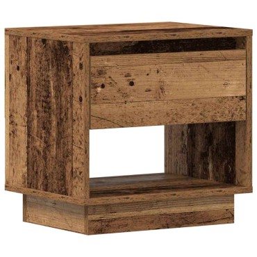 vidaXL Κομοδίνο 2 τεμ. Παλιό ξύλο 45x34x44cm Επεξεργασμένο Ξύλο