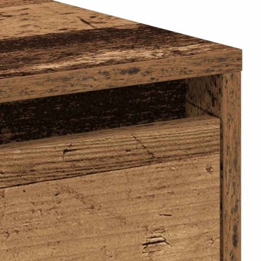 vidaXL Κομοδίνο 2 τεμ. Παλιό ξύλο 45x34x44cm Επεξεργασμένο Ξύλο