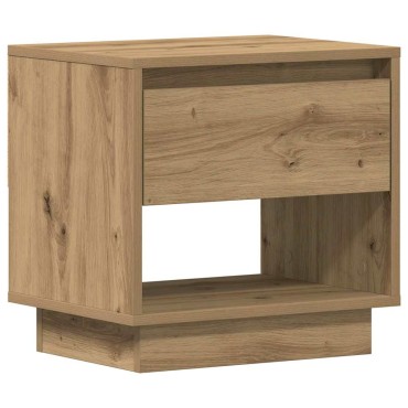 vidaXL Κομοδίνο Artisan Oak 45x34x44cm Επεξεργασμένο Ξύλο 1 τεμ.