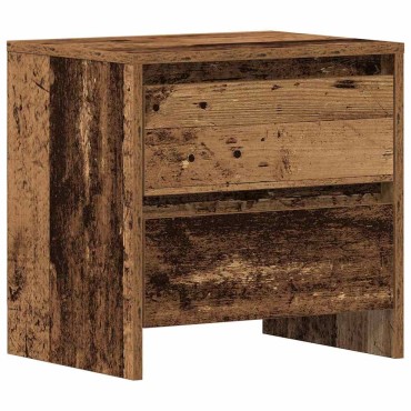 vidaXL Κομοδίνο Παλιό ξύλο 45x34x44,5cm Επεξεργασμένο Ξύλο 1 τεμ.