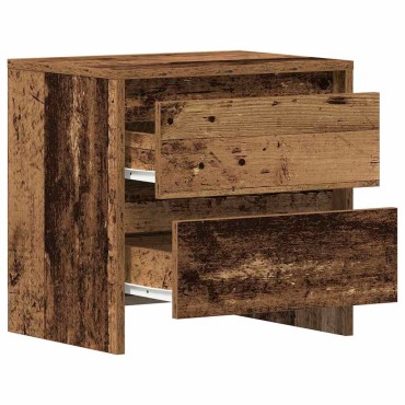 vidaXL Κομοδίνο Παλιό ξύλο 45x34x44,5cm Επεξεργασμένο Ξύλο 1 τεμ.