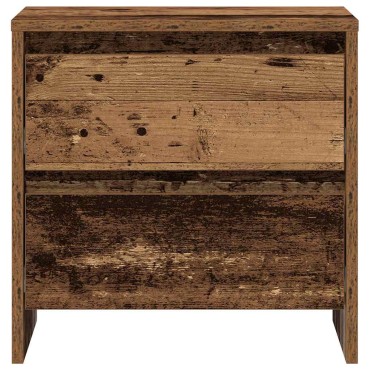 vidaXL Κομοδίνο Παλιό ξύλο 45x34x44,5cm Επεξεργασμένο Ξύλο 1 τεμ.