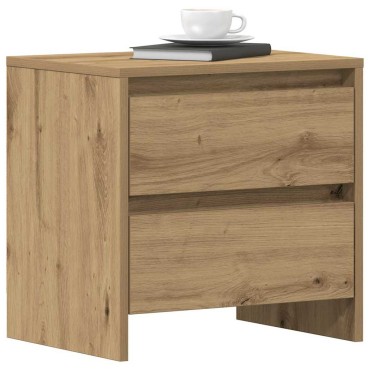 vidaXL Κομοδίνο Artisan Oak 45x34x44,5cm Επεξεργασμένο Ξύλο 1 τεμ.