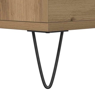 vidaXL Πλαϊνό γραφείο Artisan Oak 60x35x70cm Επεξεργασμένο Ξύλο 1 τεμ.