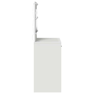 vidaXL Τραπέζι περιποίησης Λευκό 78,5x41x135cm Επεξεργασμένο Ξύλο