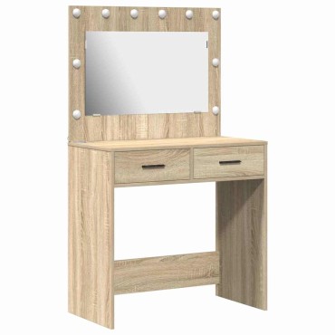 vidaXL Τραπέζι περιποίησης Δρύς Sonoma 78,5x41x135 εκ