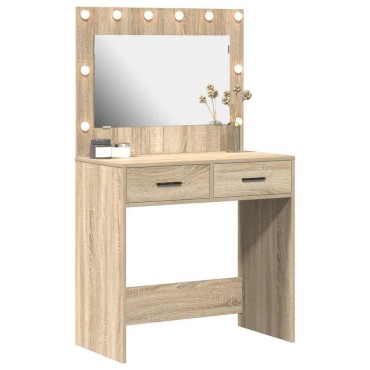 vidaXL Τραπέζι περιποίησης Δρύς Sonoma 78,5x41x135 εκ