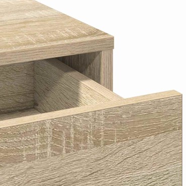 vidaXL Τραπέζι περιποίησης Δρύς Sonoma 78,5x41x135 εκ
