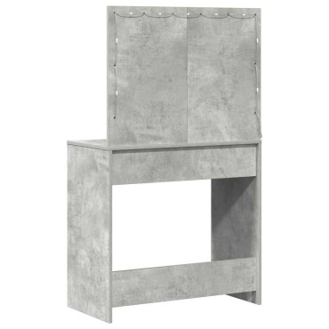 vidaXL Τραπέζι περιποίησης Σκυρόδεμα Γκρι 78,5x41x135 εκ