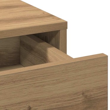 vidaXL Τραπέζι περιποίησης Artisan Oak 78,5x41x135 εκ