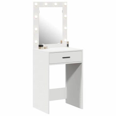 vidaXL Τραπέζι περιποίησης Λευκό 50x41x135cm Επεξεργασμένο Ξύλο