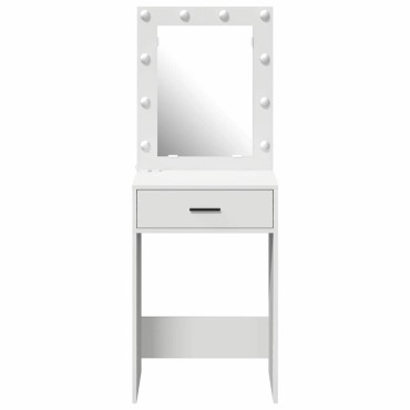 vidaXL Τραπέζι περιποίησης Λευκό 50x41x135cm Επεξεργασμένο Ξύλο
