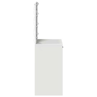 vidaXL Τραπέζι περιποίησης Λευκό 50x41x135cm Επεξεργασμένο Ξύλο