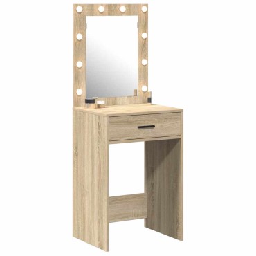 vidaXL Τραπέζι περιποίησης Δρύς Sonoma 50x41x135 εκ