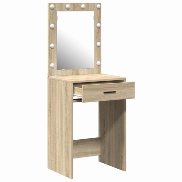 vidaXL Τραπέζι περιποίησης Δρύς Sonoma 50x41x135 εκ