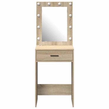 vidaXL Τραπέζι περιποίησης Δρύς Sonoma 50x41x135 εκ