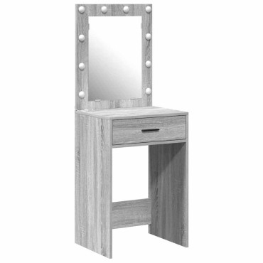 vidaXL Τραπέζι περιποίησης Γκρίζο Σονομα 50x41x135 εκ