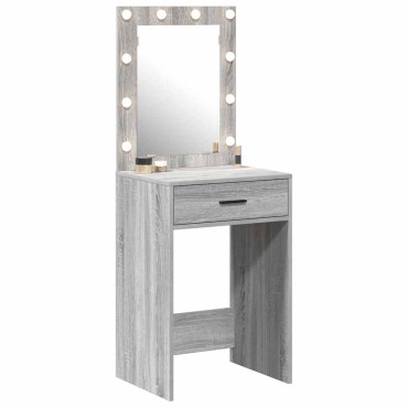 vidaXL Τραπέζι περιποίησης Γκρίζο Σονομα 50x41x135 εκ