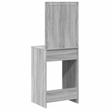 vidaXL Τραπέζι περιποίησης Γκρίζο Σονομα 50x41x135 εκ