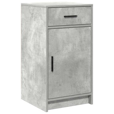 vidaXL Πλαϊνό γραφείο Σκυρόδεμα Γκρι 40x40.5x75 εκ 1 τεμ.