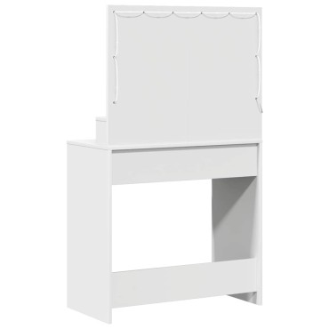 vidaXL Τραπέζι περιποίησης Λευκό 79x41x135cm Επεξεργασμένο Ξύλο