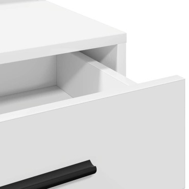 vidaXL Τραπέζι περιποίησης Λευκό 79x41x135cm Επεξεργασμένο Ξύλο